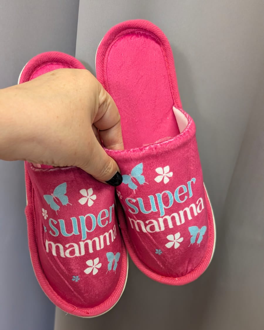 Pantofole “Super Mamma”