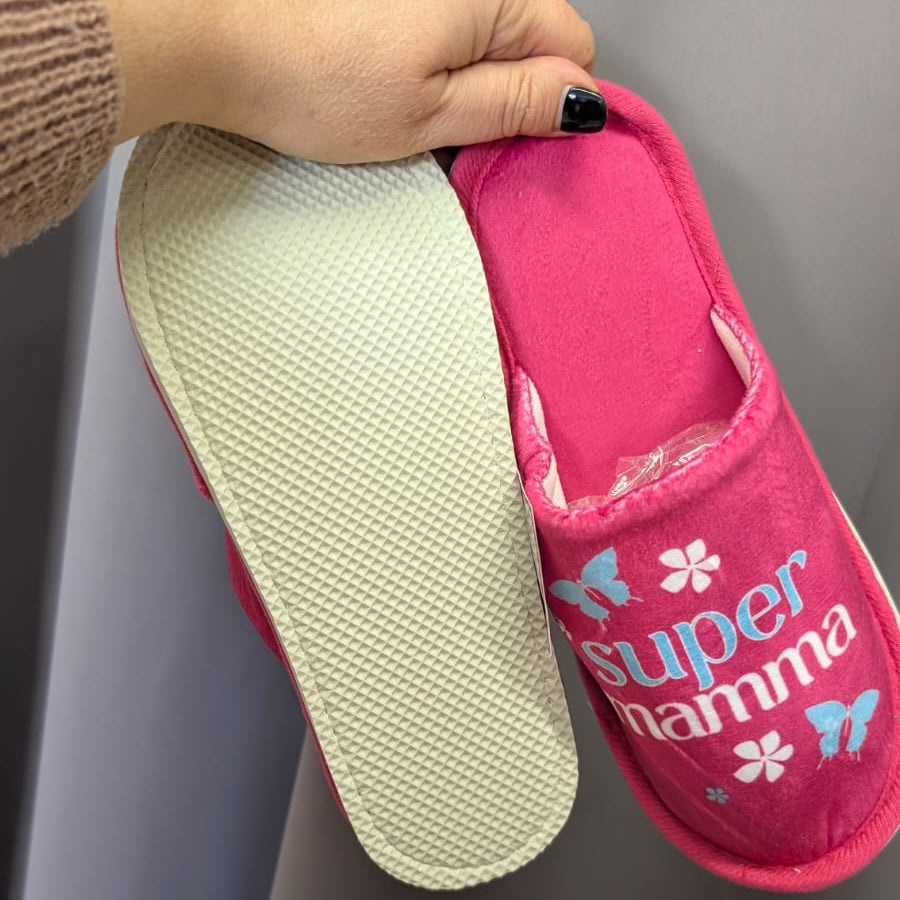 Pantofole “Super Mamma”