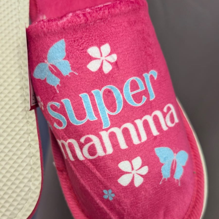 Pantofole “Super Mamma”