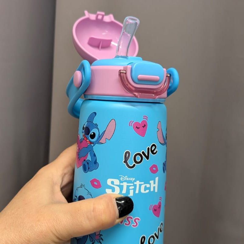 BOTTIGLIA TERMICA KID 400 ML. CON TRACOLLA e CANNUCCIA STITCH