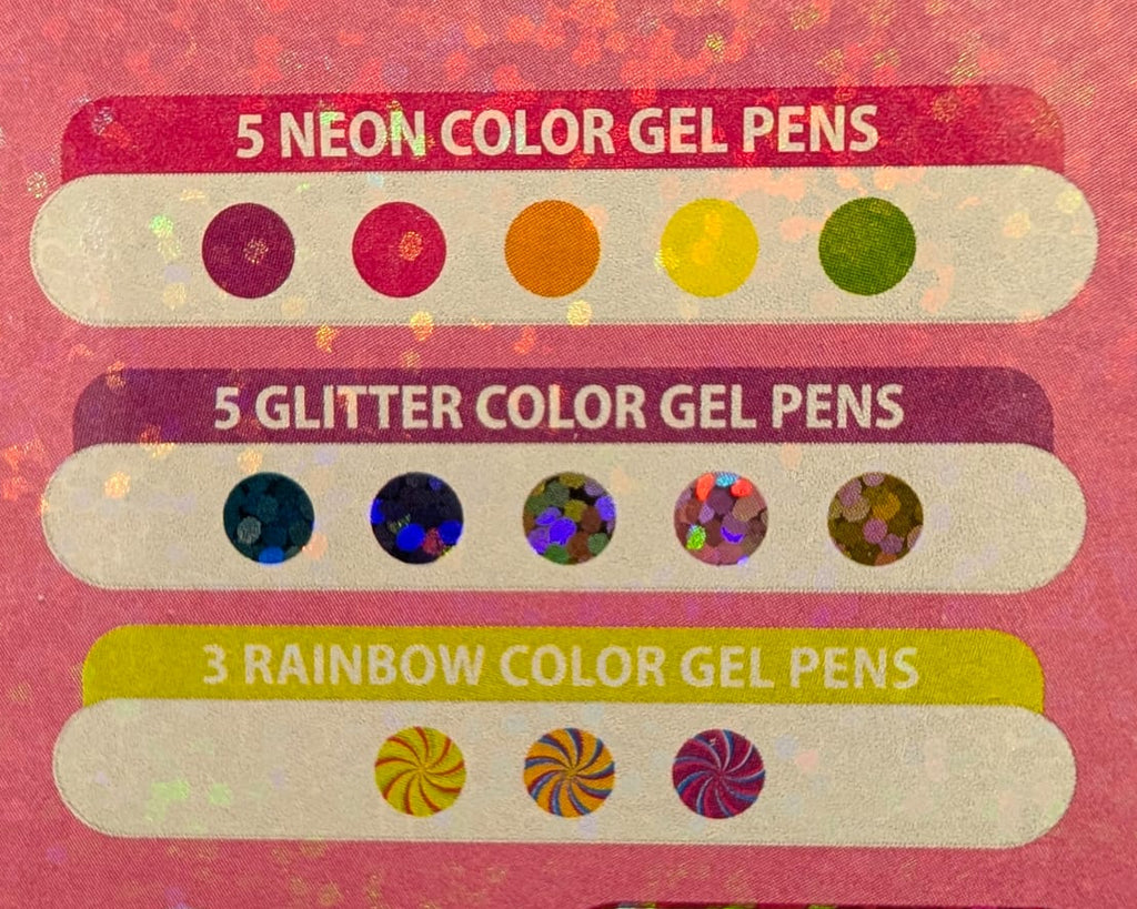 Penne Gel Multicolor Mitama – Set 13 Colori