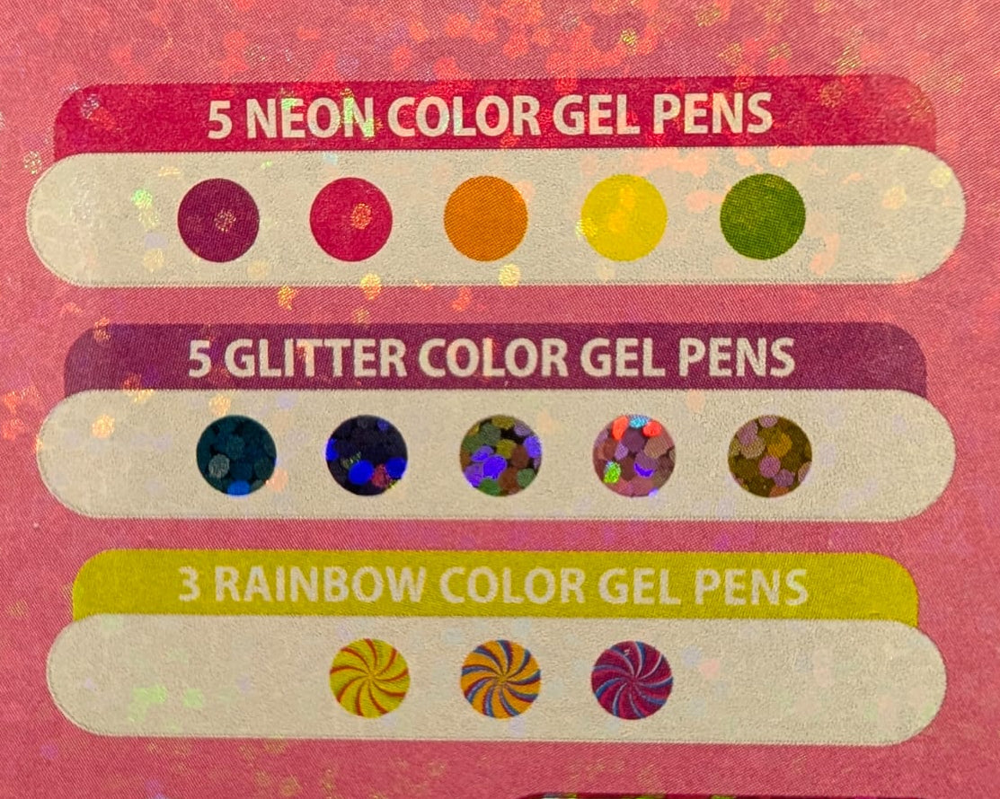 Penne Gel Multicolor Mitama – Set 13 Colori