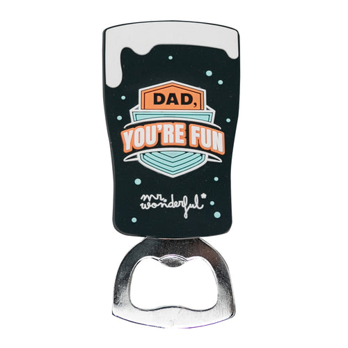Apribottiglie Magnetico "Dad, you're fun"