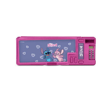ASTUCCIO IN PLASTICA MULTIFUNZIONE CON CALCOLATRICE 26X9X4 LILO & STITCH