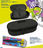 Astuccio Oval Tinta Unita + Penna 4 Colori
