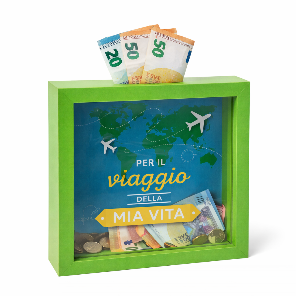 Salvadanaio Quadretto - "Per il viaggio della mia vita"