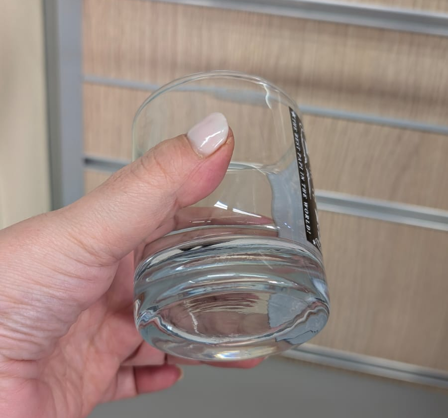 Bicchierino Whisky in vetro "Papà The Best"