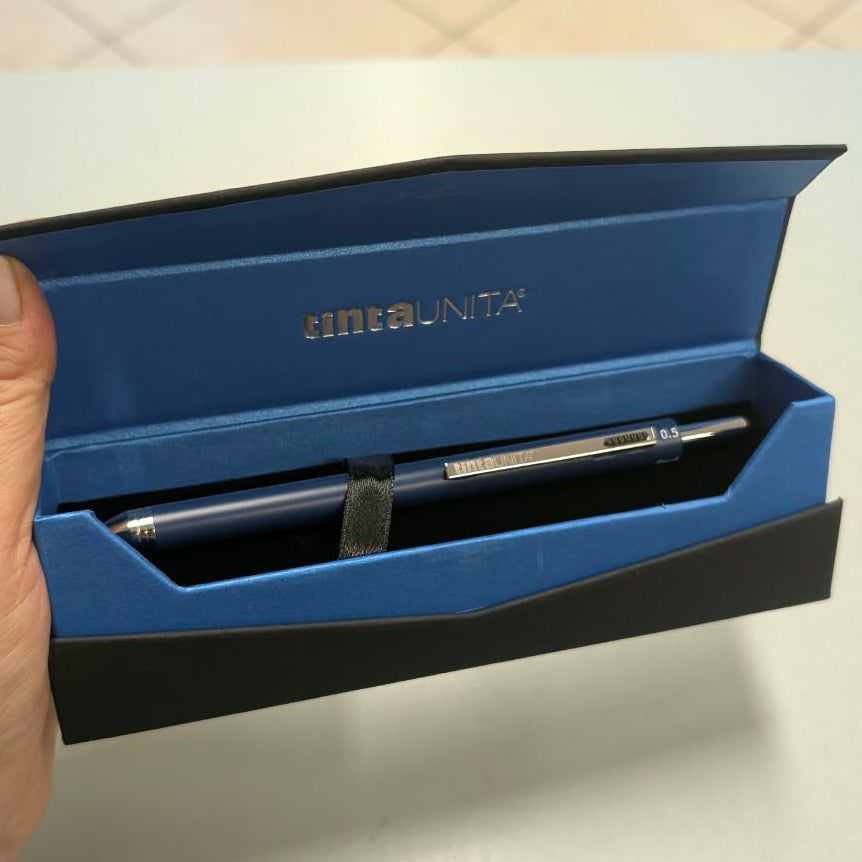 Penna 4 Funzioni con Cofanetto regalo TINTA UNITA