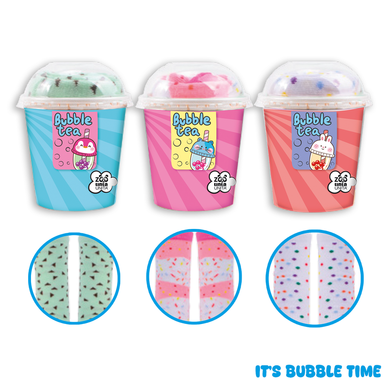 Calzini Bubble Tea Tinta Unita Zoo