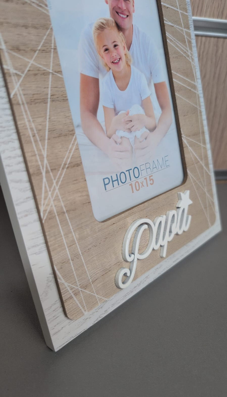 Cornice portafoto in legno “Papà”