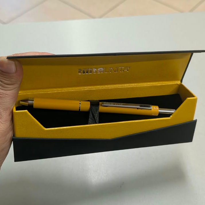 Penna 4 Funzioni con Cofanetto regalo TINTA UNITA