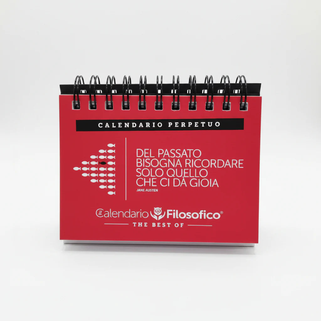 Calendario Filosofico Perpetuo da Tavolo – 366 Frasi, 11×16 cm