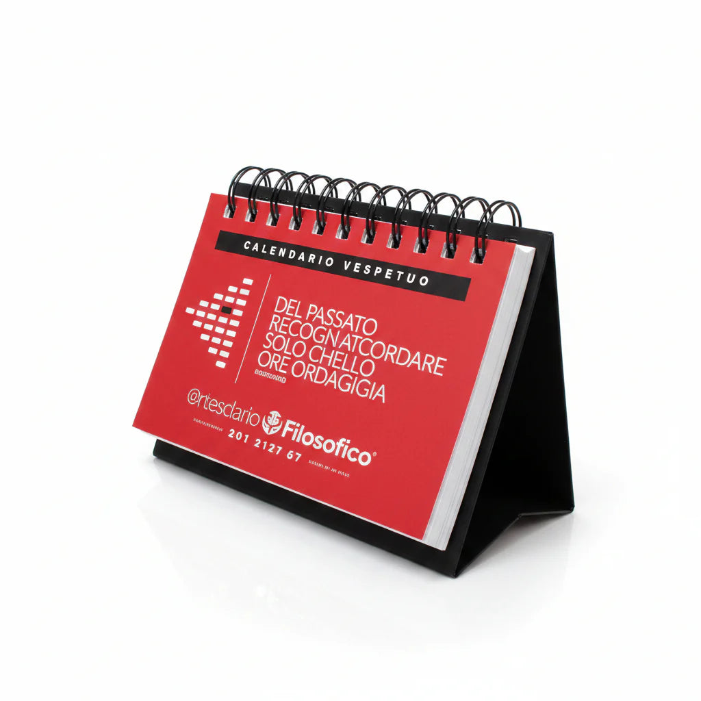 Calendario Filosofico Perpetuo da Tavolo – 366 Frasi, 11×16 cm