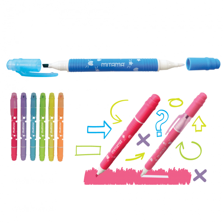 Mini Evidenziatori Cancellabili Mitama – Mini Magic Colors