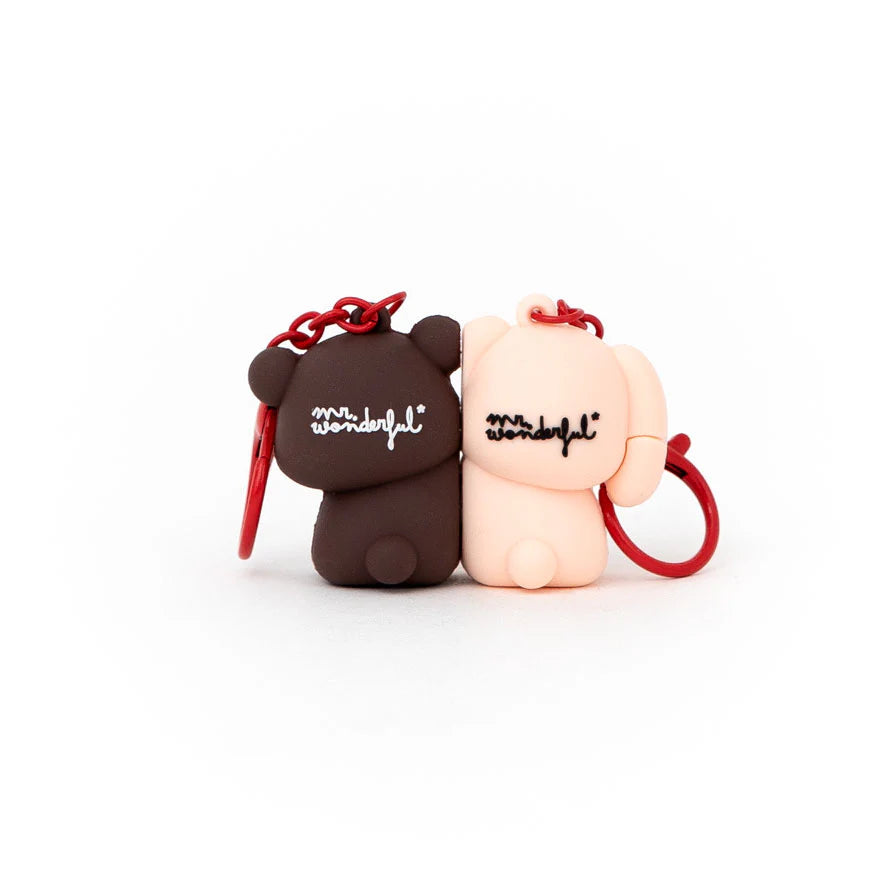 Set 2 Portachiavi Coniglietto e Orsetto