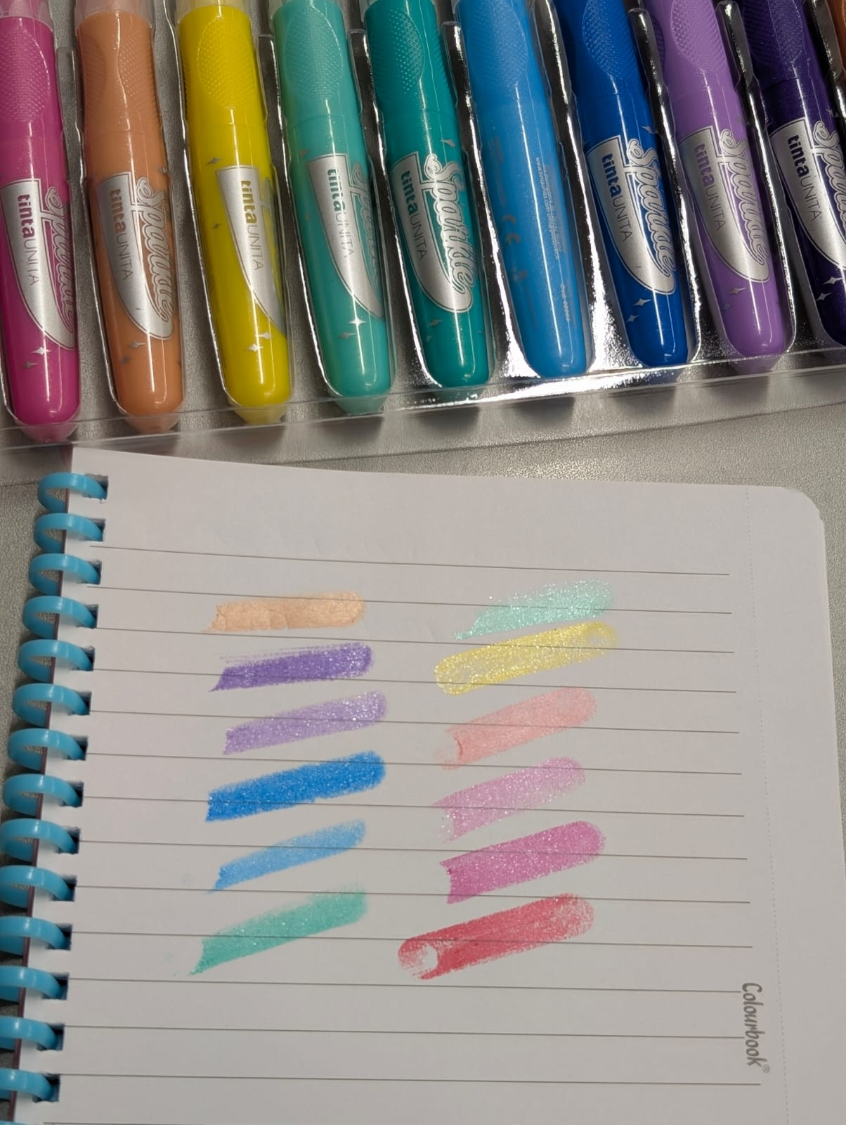 Pastelli a Cera Sparkle TintaUNITA Kids