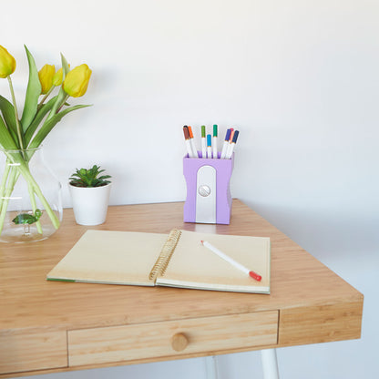 Porta matite Temperino Viola