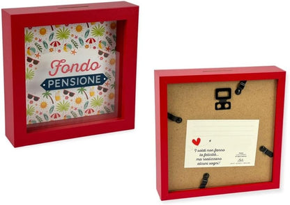 Salvadanaio Quadretto – “Fondo Pensione” 😎💸