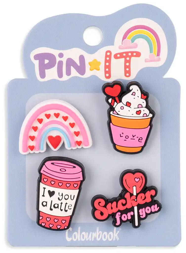 Pin per quaderni (set da 4 pezzi)