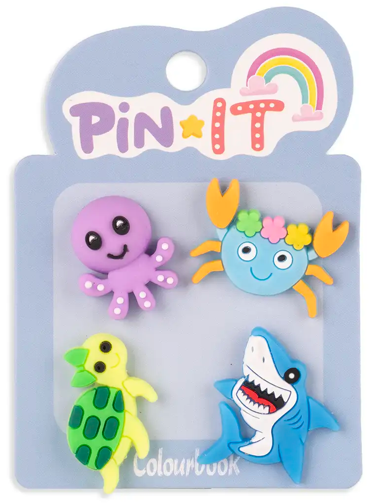 Pin per quaderni (set da 4 pezzi)
