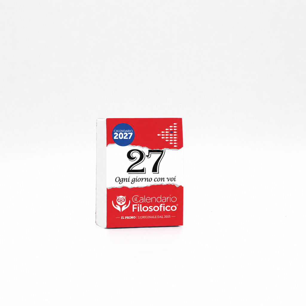 Calendario Filosofico 2027 - A8 MIGNON 5,2 x 7,2 cm