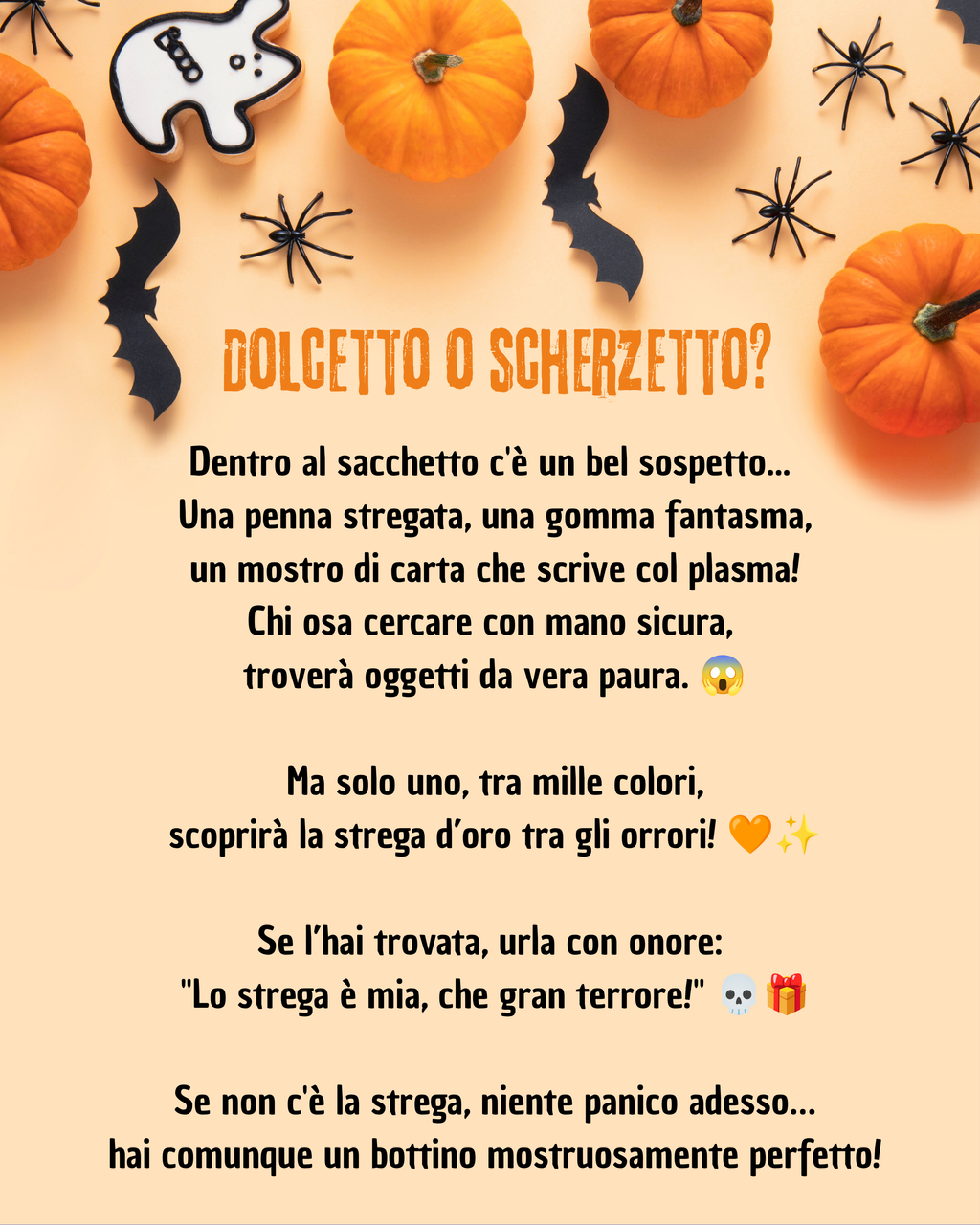 Il Sacchetto della Paura 🕷️🎃