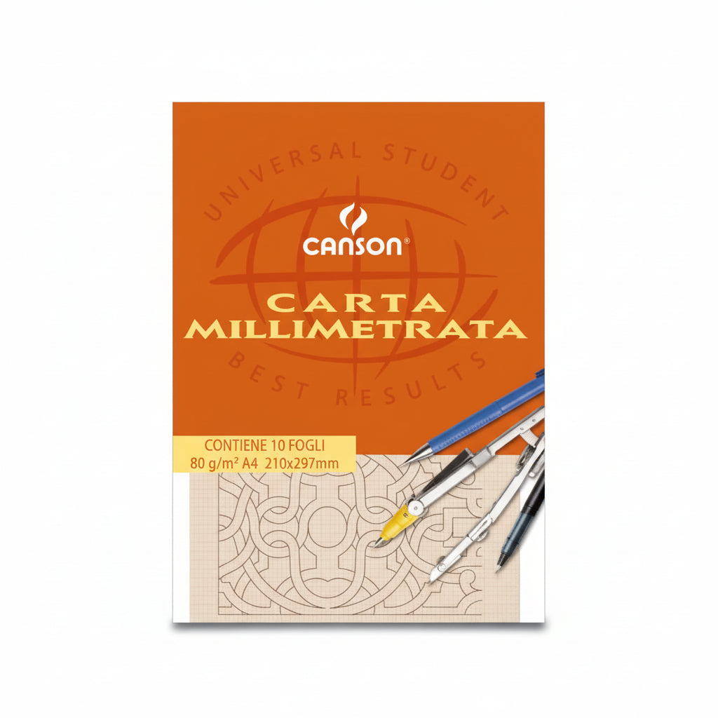 Carta Millimetrata Canson A4 – 80 g/m²