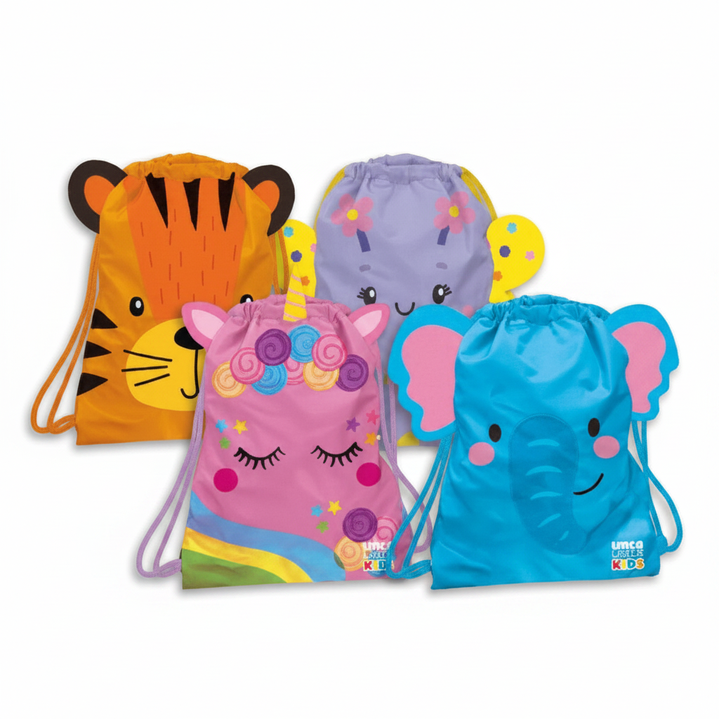 Sacca Zaino TINTA UNITA Kids – Leggera, colorata e perfetta per ogni avventura!