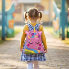 Sacca Zaino TINTA UNITA Kids – Leggera, colorata e perfetta per ogni avventura!