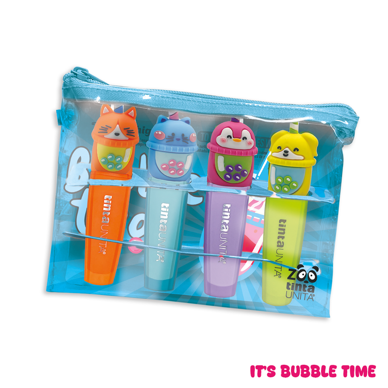 Set Evidenziatori Bubble Tea Tinta Unita