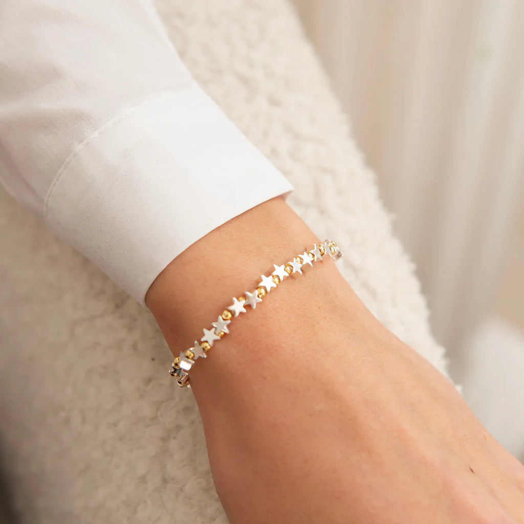 Braccialetto a stelle d'argento