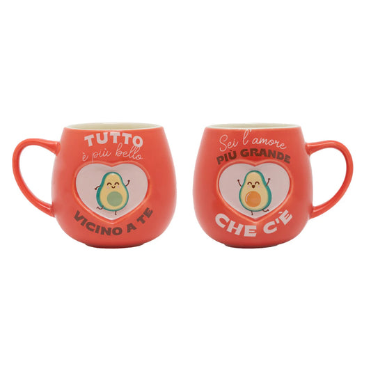 Set di 2 tazze - Tutto è più bello vicino a te. Sei l'amore più grande che c'è