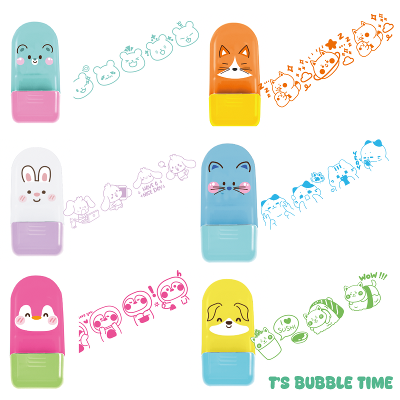 Set 2 Timbrini Bubble Tea Tinta Unita