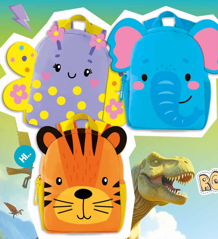 Zainetto Asilo TINTA UNITA Kids – Morbido, leggero e super divertente!