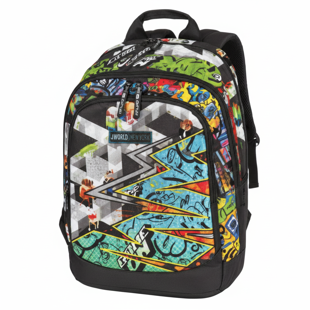 Trolley Zaino Dream Cross Tinta Unita con Carrellino