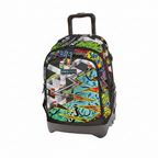 Trolley Zaino Dream Cross Tinta Unita con Carrellino